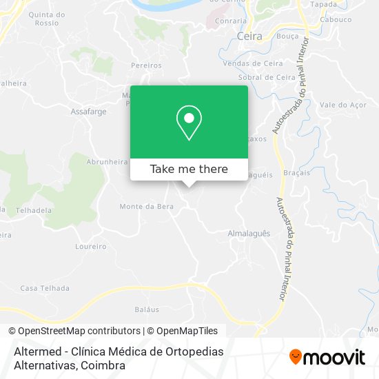 Altermed - Clínica Médica de Ortopedias Alternativas map