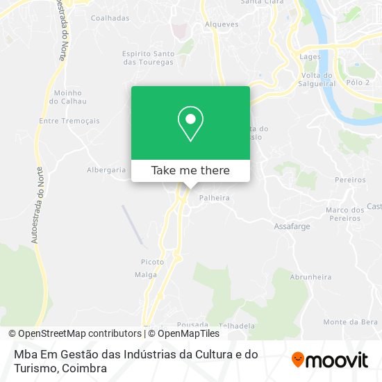 Mba Em Gestão das Indústrias da Cultura e do Turismo mapa