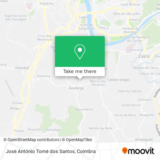 José António Tomé dos Santos map