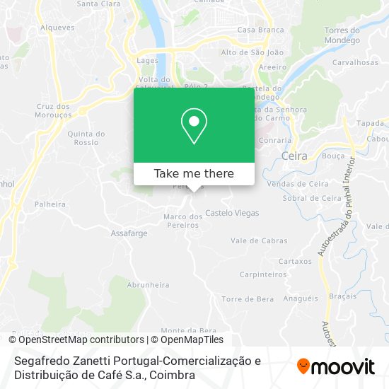 Segafredo Zanetti Portugal-Comercialização e Distribuição de Café S.a. map