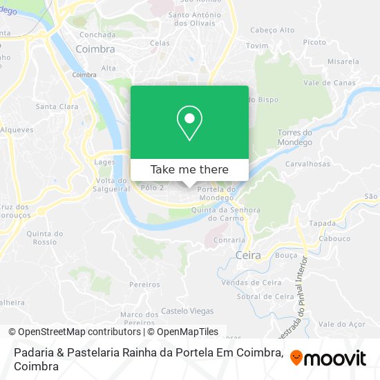 Padaria & Pastelaria Rainha da Portela Em Coimbra map
