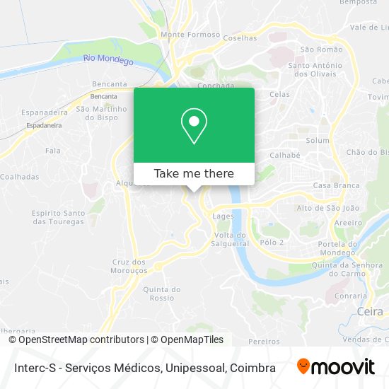 Interc-S - Serviços Médicos, Unipessoal map