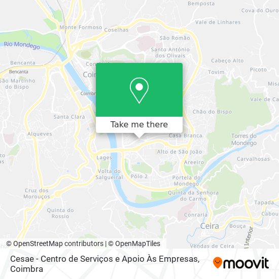 Cesae - Centro de Serviços e Apoio Às Empresas mapa