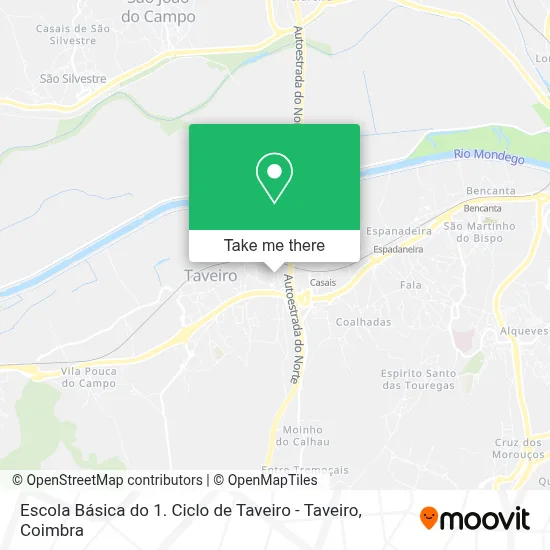 Escola Básica do 1. Ciclo de Taveiro - Taveiro map