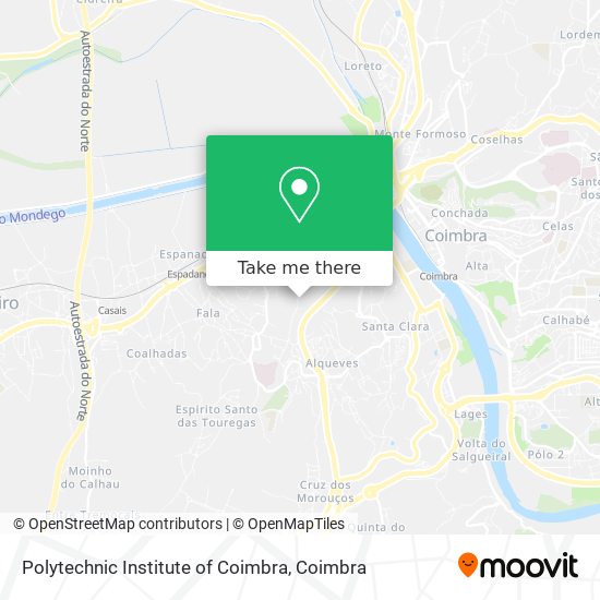 Polytechnic Institute of Coimbra map