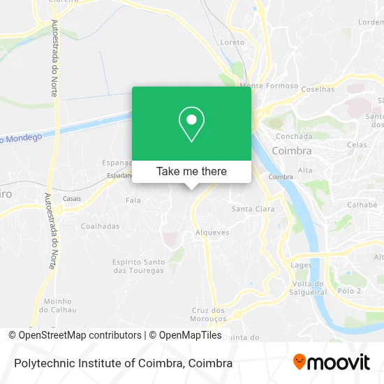 Polytechnic Institute of Coimbra map