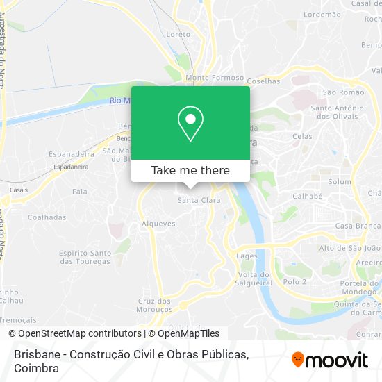 Brisbane - Construção Civil e Obras Públicas map