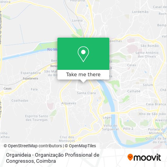 Organideia - Organização Profissional de Congressos mapa