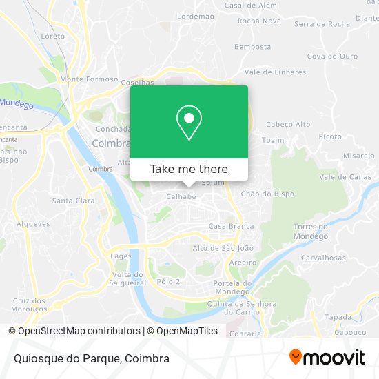 Quiosque do Parque map