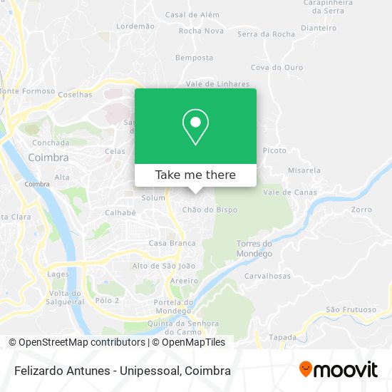 Felizardo Antunes - Unipessoal map