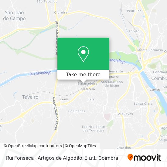 Rui Fonseca - Artigos de Algodão, E.i.r.l. map