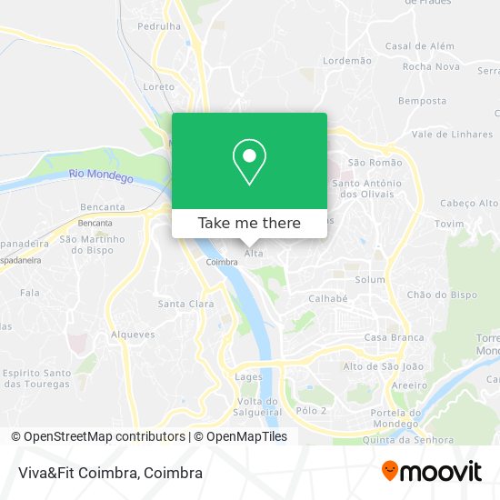 Viva&Fit Coimbra map