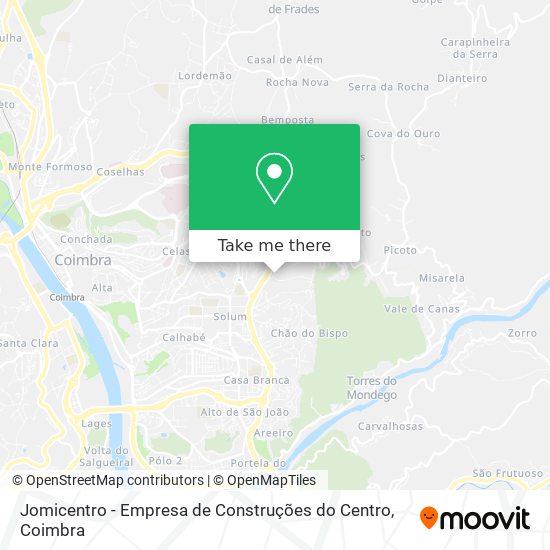 Jomicentro - Empresa de Construções do Centro map