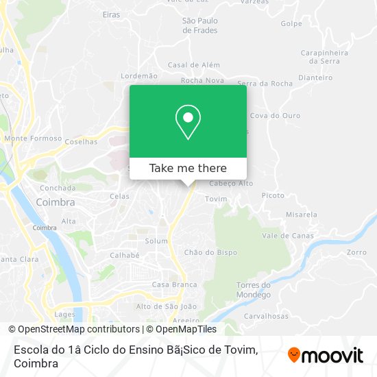 Escola do 1â Ciclo do Ensino Bã¡Sico de Tovim map