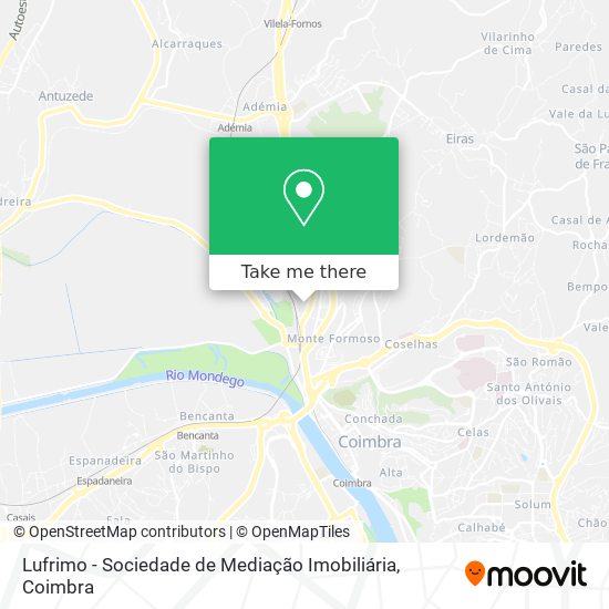 Lufrimo - Sociedade de Mediação Imobiliária map