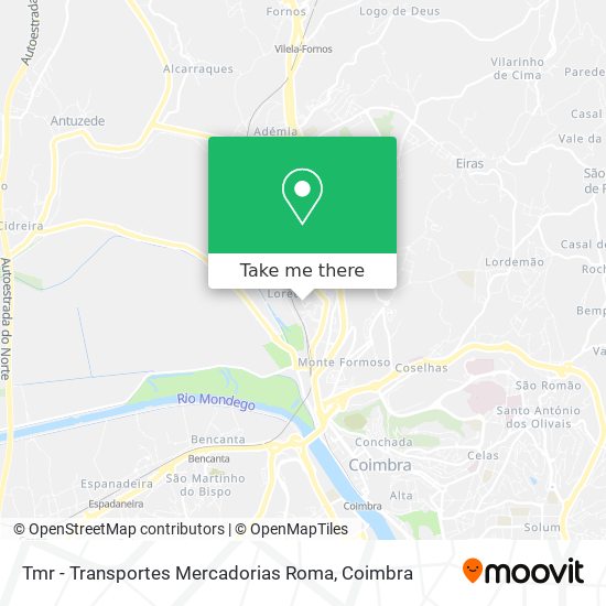 Tmr - Transportes Mercadorias Roma map