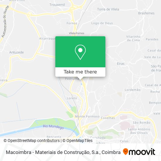 Macoimbra - Materiais de Construção, S.a. mapa