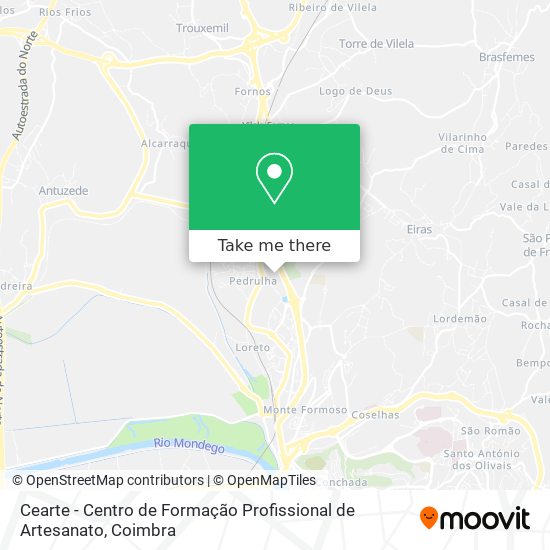 Cearte - Centro de Formação Profissional de Artesanato map