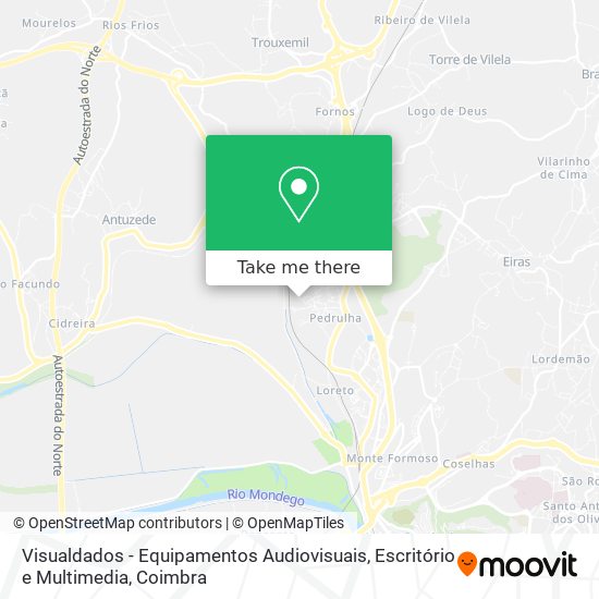 Visualdados - Equipamentos Audiovisuais, Escritório e Multimedia mapa