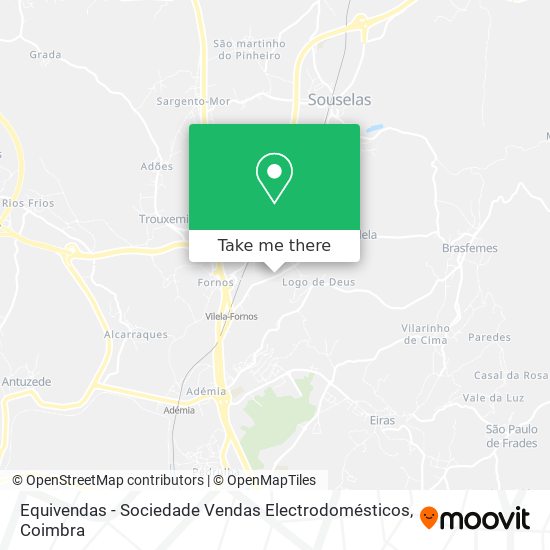 Equivendas - Sociedade Vendas Electrodomésticos map