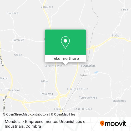 Mondelar - Empreendimentos Urbanísticos e Industriais map