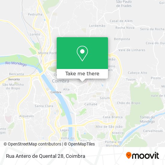 Rua Antero de Quental 28 map
