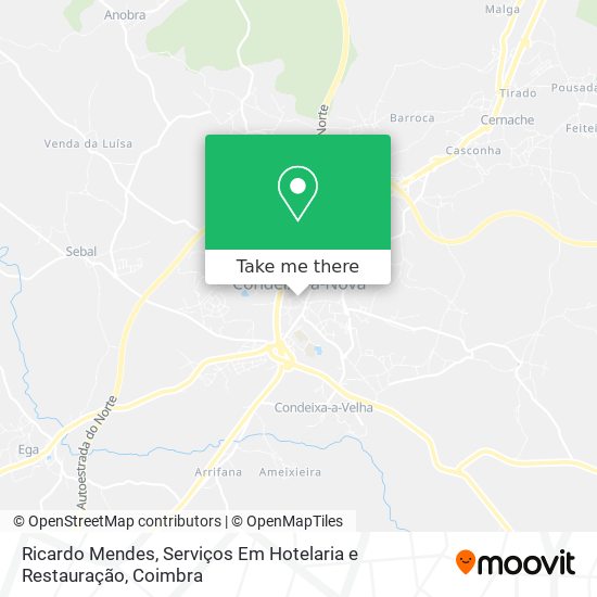 Ricardo Mendes, Serviços Em Hotelaria e Restauração map