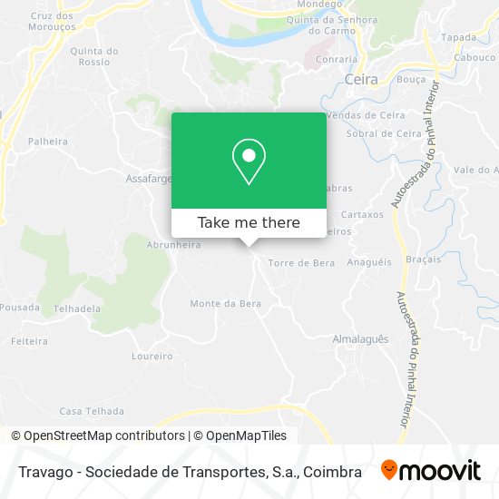 Travago - Sociedade de Transportes, S.a. map