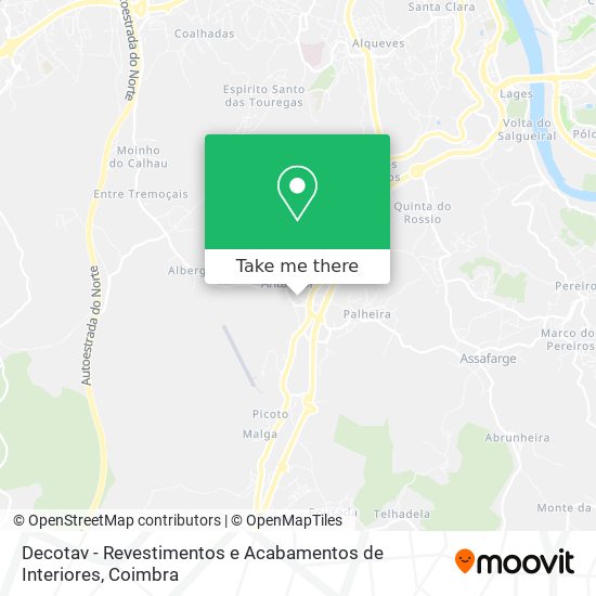 Decotav - Revestimentos e Acabamentos de Interiores mapa