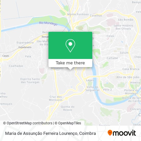 Maria de Assunção Ferreira Lourenço map