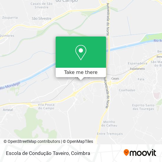 Escola de Condução Taveiro map