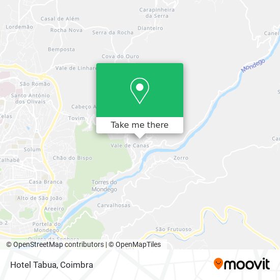 Hotel Tabua map