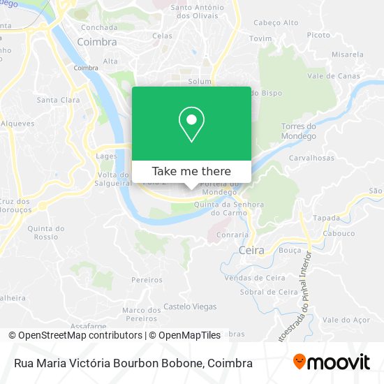 Rua Maria Victória Bourbon Bobone map