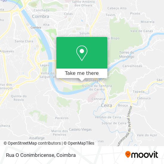 Rua O Conimbricense map