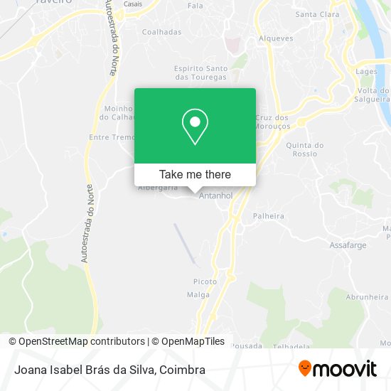 Joana Isabel Brás da Silva map