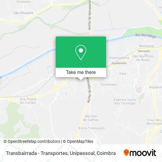 Transbairrada - Transportes, Unipessoal map