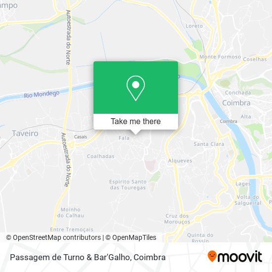 Passagem de Turno & Bar'Galho mapa