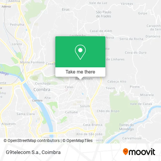 G9telecom S.a. map