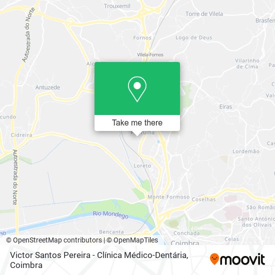 Victor Santos Pereira - Clínica Médico-Dentária map