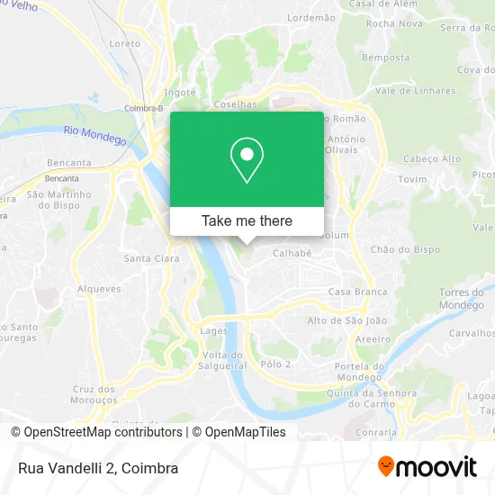 Rua Vandelli 2 map