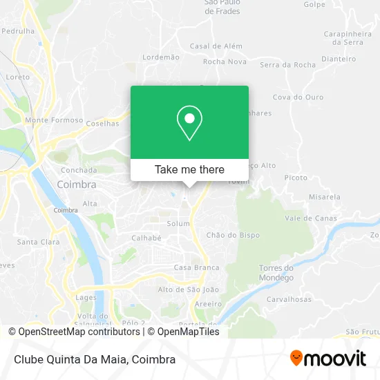Clube Quinta Da Maia map