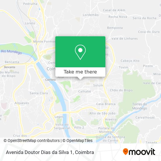 Avenida Doutor Dias da Silva 1 map