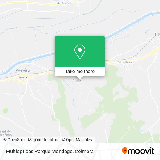 Multiópticas Parque Mondego map