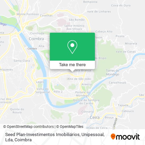 Seed Plan-Investimentos Imobiliários, Unipessoal, Lda mapa