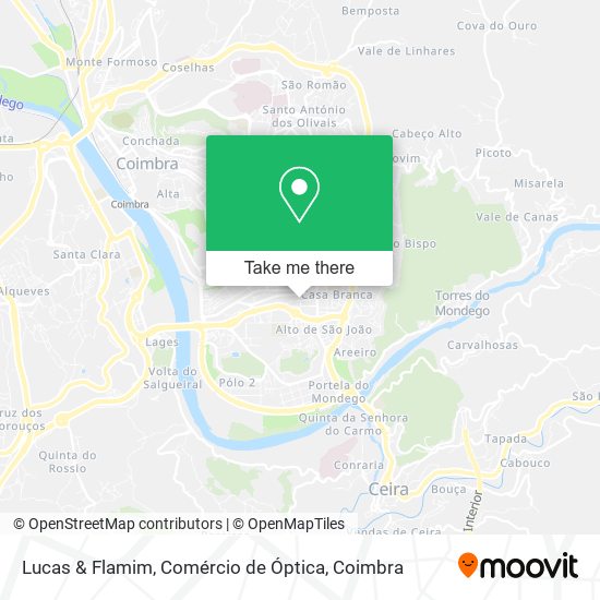 Lucas & Flamim, Comércio de Óptica map