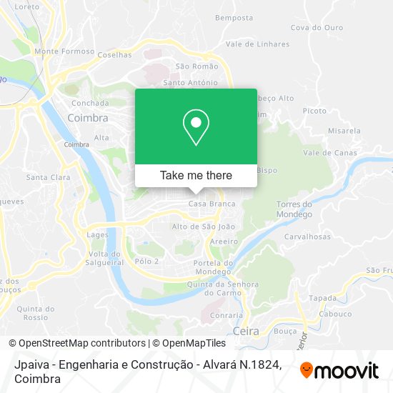 Jpaiva - Engenharia e Construção - Alvará N.1824 map