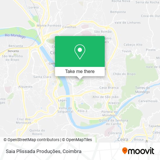 Saia Plissada Produções map