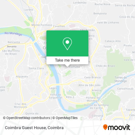 Coimbra Guest House map