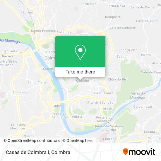 Casas de Coimbra I mapa