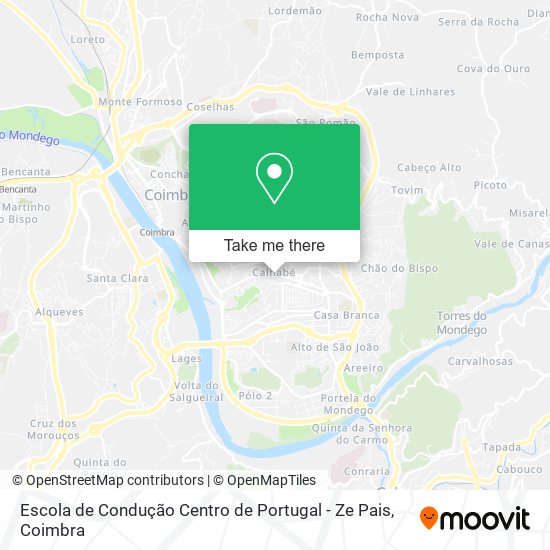 Escola de Condução Centro de Portugal - Ze Pais map
